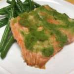 Ginger – Scallion Crusted Salmon